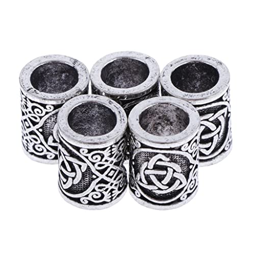 harayaa 5X Viking Celtic Nudo Abalorios para DIY Colgante Pulsera Fabricación de Joyas