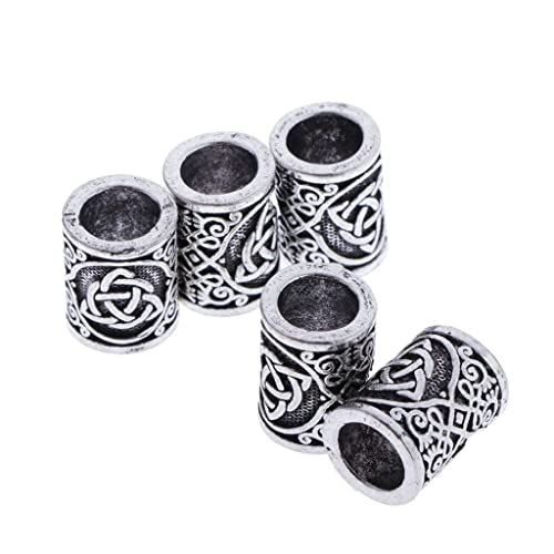 harayaa 5X Viking Celtic Nudo Abalorios para DIY Colgante Pulsera Fabricación de Joyas