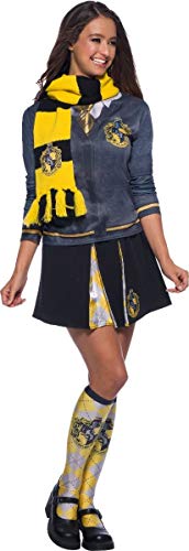 Harry Potter Deluxe Bufanda Hufflepuff, Multicolor, (Rubie'S 39035)