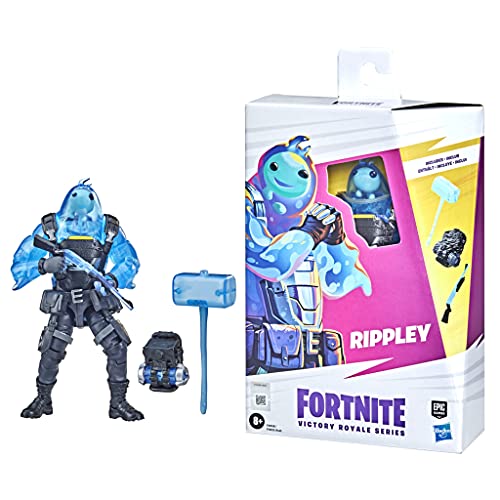 Hasbro Fortnite Victory Royale Series Rippley - Figura de acción coleccionable con accesorios - A partir de 8 años, 6 pulgadas