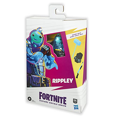 Hasbro Fortnite Victory Royale Series Rippley - Figura de acción coleccionable con accesorios - A partir de 8 años, 6 pulgadas