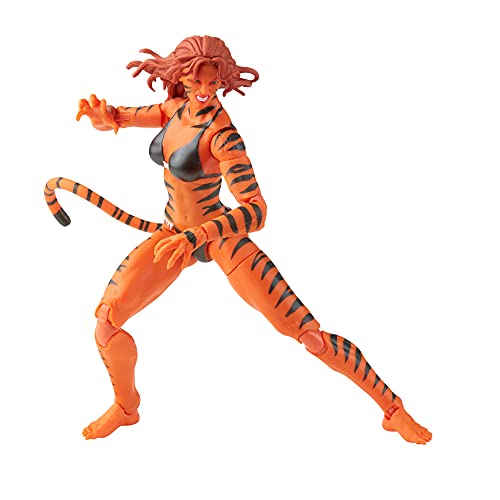 Hasbro Marvel Legends Series Avengers - Figura de Tigra de 15 cm con 3 Accesorios - para niños de 4 años en adelante