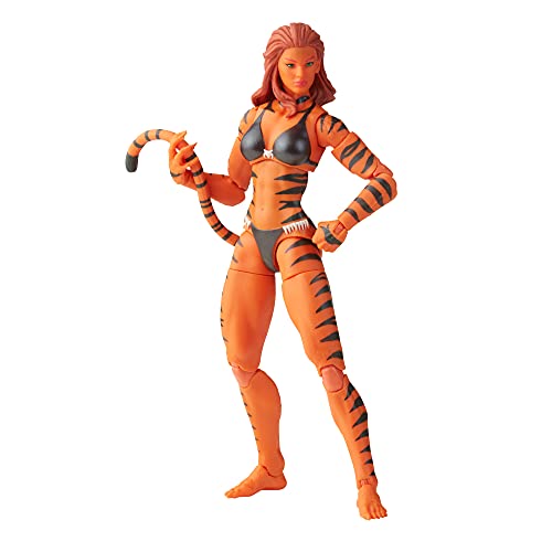 Hasbro Marvel Legends Series Avengers - Figura de Tigra de 15 cm con 3 Accesorios - para niños de 4 años en adelante