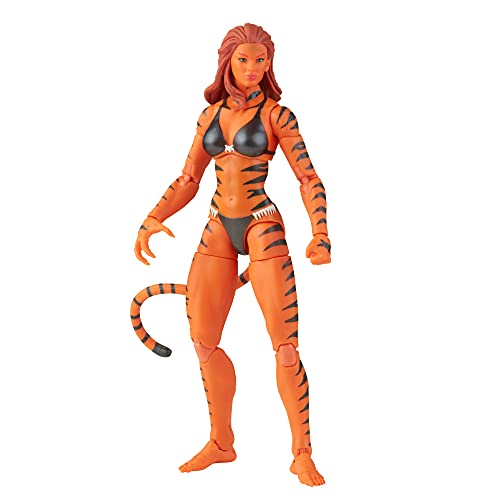 Hasbro Marvel Legends Series Avengers - Figura de Tigra de 15 cm con 3 Accesorios - para niños de 4 años en adelante