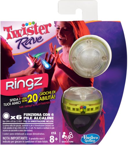 Hasbro Twister Rave Ringz - Juego de Habilidad (en Italiano) [Importado de Italia]