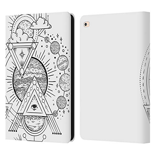 Head Case Designs Licenciado Oficialmente Haroulita Cosmos Magick - Tarot - Místico Carcasa de Cuero Tipo Libro Compatible con Apple iPad Air 2 (2014)