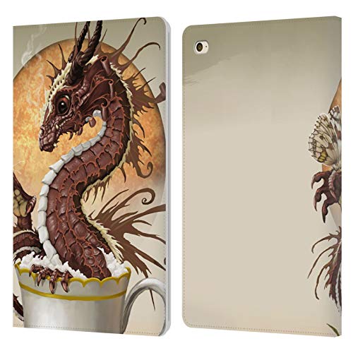 Head Case Designs Licenciado Oficialmente Stanley Morrison Chocolate marrón Cacao Caliente Dragones 2 Carcasa de Cuero Tipo Libro Compatible con Apple iPad Mini 4