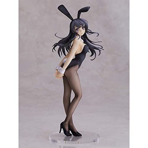 Hearsnow Figura Figura de Anime Figura Figura 10 Pulgadas Rascal no sueña con Bunny Girl Senpai Sakurajima MAI Figurine Colección Modelo Niños Juguetes Doll Regalo