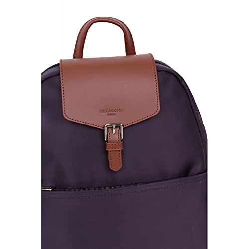 Hexagona - Mochila A4 con bolsillo para tablet Pop, morado, L : 29,5 x h : 34 x P : 11,5 cm