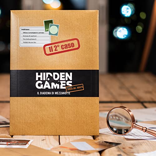 Hidden Games Luogo del Reato - Juego de Escape Room, caso 2, «Il Diadema di Mezzanotte» (versión Italiana)