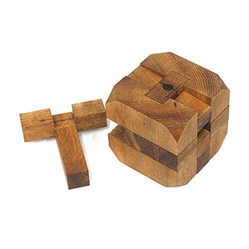 Hidden Passage: Rompecabezas de Madera - Juegos de Rompecabezas - Juegos Educativos - Juegos de Lógica de SiamMandalay with Free SM Gift Box (Pictured)