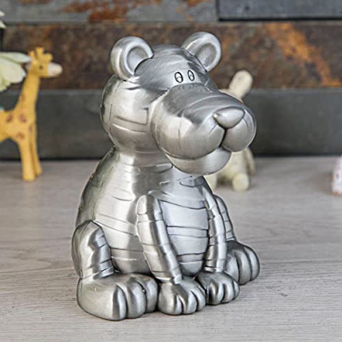 HLGQ Metal Tiger Forma Piggy Bank, Tigre Lindo Creativo Zodiaco Moneda Piggy Bank, Niños Regalo de cumpleaños de Navidad, Decoraciones exquisitas para el hogar