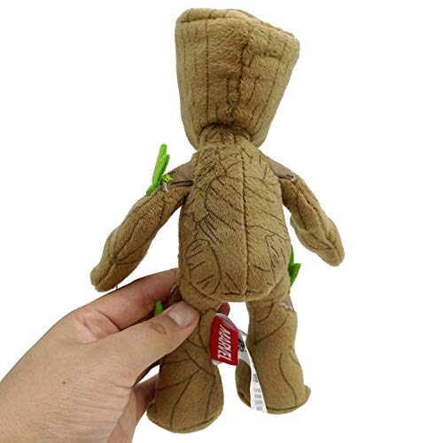 HNZYAMZDS 22cm Marvel Groot muñecos de Peluche Juguetes Lindos Vengadores de Marvel Guardianes de la Galaxia Groot Juguetes de Peluche Regalos