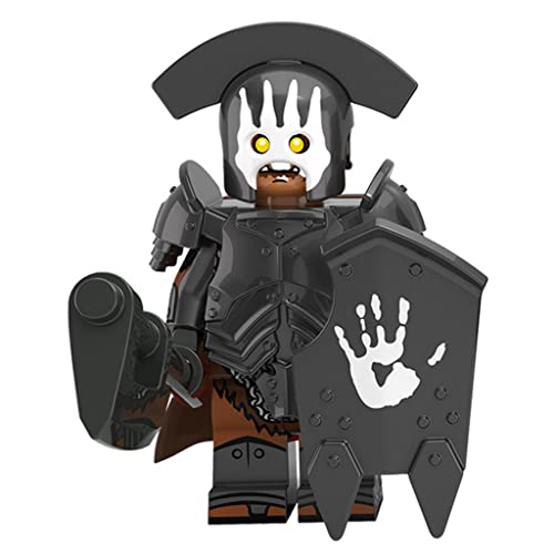 HOLYCOB 8 Piezas Héroes Minifiguras Serie El señor de los Anillos Juego Creativo Figuras coleccionables Juguete para niños Niñas Bloques de construcción compatibles con Lego