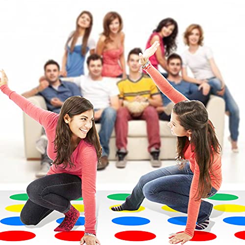 HONGECB Juegos de Suelo Gaming Familiar, Juego de Piso Familiar Tapete de Juego, Divertido Juego de Enredos Familiar, Moves Mat Junta Game Group, Divertidos Juegos de Habilidad para niños y Adultos