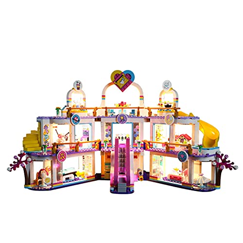 icuanuty Kit De Iluminación LED para Lego Friends Heartlake City Shopping Mall Set De Construcción, Espectáculo De Luces Compatible con Lego 41450 (No Incluye El Juego Lego)