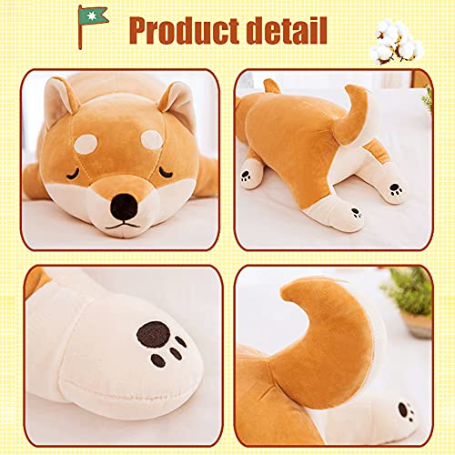 Ikasus - Almohada de peluche para perro, Shiba Inu - Almohada de peluche mullida - Almohada de peluche - Muñeca - Regalo de juguetes para muñecas, felpa - Comodidad - Cojines de peluche