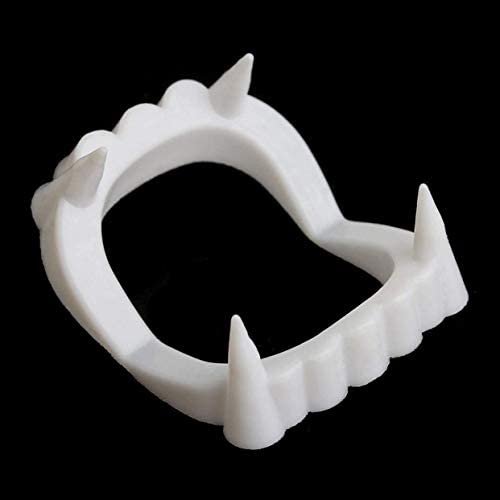 Inception Pro Infinite Dientes de vampiro - Disfraz - Disfraz - Carnaval - Niños - Accesorios - Halloween - Dracula - Color Blanco