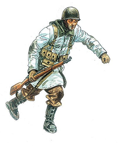 Italeri INFANTERIA Estadounidense con Uniforme DE Invierno