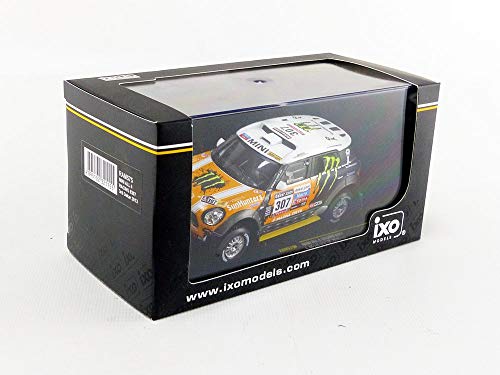 IXO- Coche en Miniatura de colección, Color Amarillo, Negro y Blanco (RAM575P)