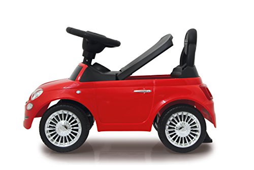 Jamara 460326 - Correpassilo Fiat 500 rojo – Asa para empujar, Protección antivuelco , color/modelo surtido