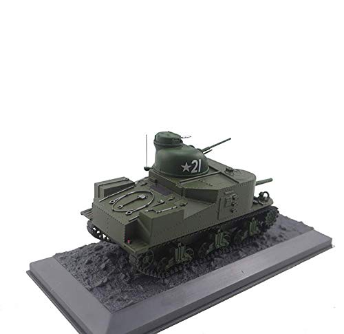 JHSHENGSHI Modelo de Metal de Tanque 1/43, M3 Lee Grant Tank EE. UU, Juguetes y Regalos Militares, 5.1 Pulgadas x 2.5 Pulgadas