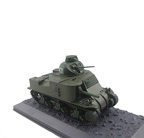 JHSHENGSHI Modelo de Metal de Tanque 1/43, M3 Lee Grant Tank EE. UU, Juguetes y Regalos Militares, 5.1 Pulgadas x 2.5 Pulgadas