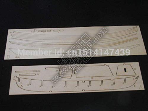 JHSHENGSHI Modelo de velero 1/48 Kits de Modelo de Bote Salvavidas de Madera Maciza Las Costillas de Barco Completo Modelo de Bote Salvavidas de Lanzamiento de 30 pies