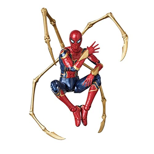 JIANLIN Marvel Avengers 4 Endgame Iron Spider Man Figura De Acción Juguete MAFEX 081 Titan Hero Series Traje De Integración Iron Spider De 7 Pulgadas con Múltiples Accesorios Intercambiables