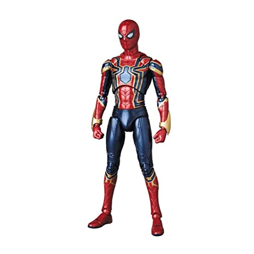 JIANLIN Marvel Avengers 4 Endgame Iron Spider Man Figura De Acción Juguete MAFEX 081 Titan Hero Series Traje De Integración Iron Spider De 7 Pulgadas con Múltiples Accesorios Intercambiables