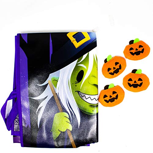 JOYIN Juego de Lanzamiento Temática Halloween, Fantasma, Bruja, Calabaza, con 4 Bolsas de Frijoles, Suministros Decoración para Fiestas, Juegos para Niños