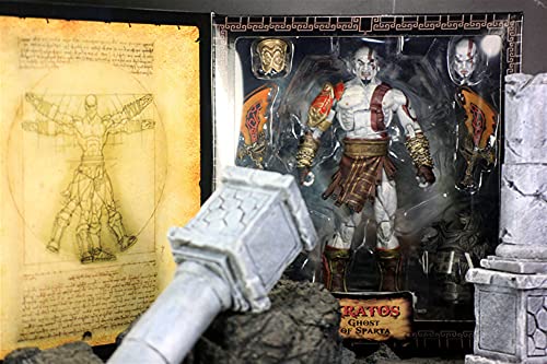 JSJJAWS Figura De Acción Juego Kratos 18cm Figura de acción Juguetes (Color : with Retail Box)