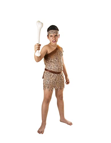 Juguetutto - Disfraz Cavernicola Prehistoria para niño (7-9 años)