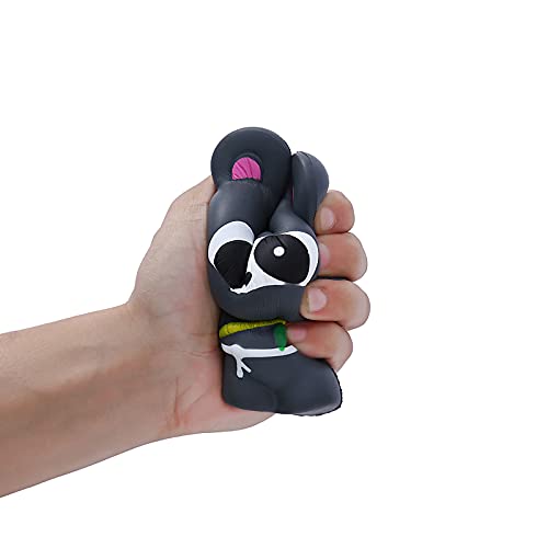 Kawaii Ninja Panda juguetes exprimibles, juguete Jumbo Squishy Stress Relief Fidget Toys, recuperación lenta, regalo de descompresión para niñas y niños ADD ADHD autismo