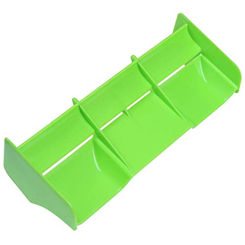 KEEDA 1/8 RC Car Plastic Tail Wing RC Cuerpo Shell trasero ala para 1/8 Escala Camión de corto curso Off-Road Racing Buggy RC Modelo Coche (verde)