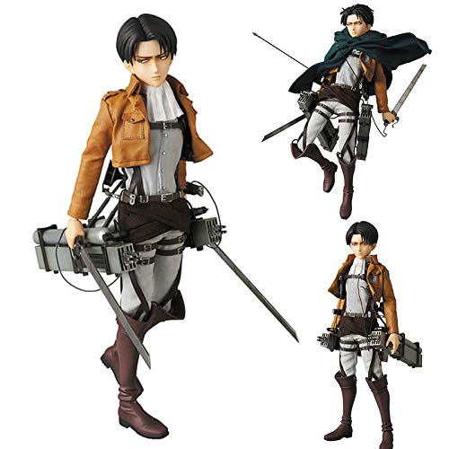 kijighg Levi Ackerman Figure Anime Action Toys Attack On Titan Figure, Heichov Anime Action Figure Toy Figure Anime Toy Figure