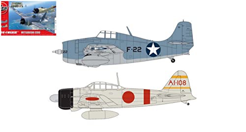 Kit de montaje en escalera compatible con Gromman F-4F4 WILDCAT and MITSUBISHI ZERO DOGFIGHT DOUBLE KIT 1:72 AIRFIX A50184