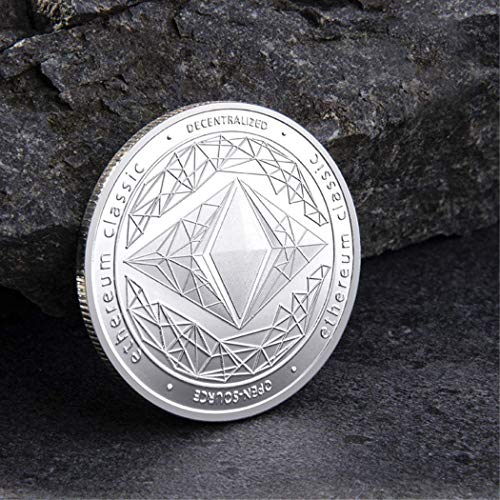 Kocreat Ethereum ETH Ether Moneda-Moneda Conmemorativa Virtual Bitcoin Wall Street Lucky Decision Moneda Hobo Moneda Recuerdo Moneda Replica Replica Colección Oro