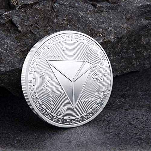 Kocreat TRON TRX Moneda-Moneda Conmemorativa Virtual Bitcoin Wall Street Lucky Decision Moneda Hobo Moneda Recuerdo Moneda Replica Replica Colección Oro