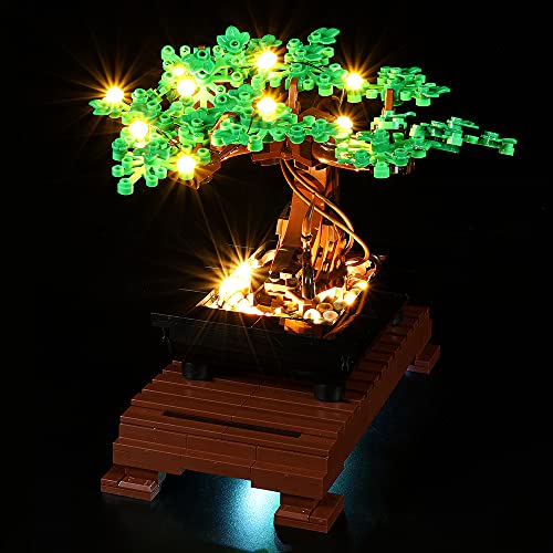 Kyglaring Kit de iluminación LED para Lego Bonsai Tree 10281 Kit de construcción - Juego de Luces LED Compatible con Lego 10281 - No Incluye el Modelo (versión clásica)