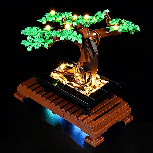 Kyglaring Kit de iluminación LED para Lego Bonsai Tree 10281 Kit de construcción - Juego de Luces LED Compatible con Lego 10281 - No Incluye el Modelo (versión clásica)