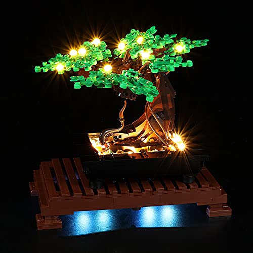 Kyglaring Kit de iluminación LED para Lego Bonsai Tree 10281 Kit de construcción - Juego de Luces LED Compatible con Lego 10281 - No Incluye el Modelo (versión clásica)