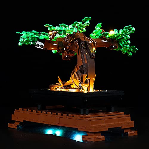 Kyglaring Kit de iluminación LED para Lego Bonsai Tree 10281 Kit de construcción - Juego de Luces LED Compatible con Lego 10281 - No Incluye el Modelo (versión clásica)