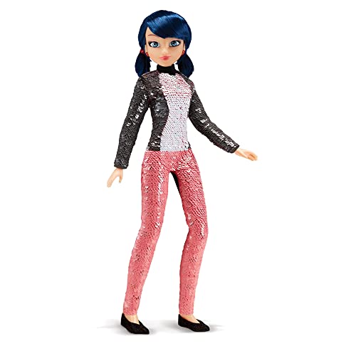 Ladybug: Muñeca Miraculous Transformable de Lentejuelas Ladybug - (Bandai P50375)