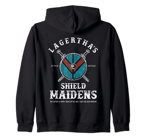 Lagertha's Shield Maidens - Doncella del Escudo Vikingo Sudadera con Capucha