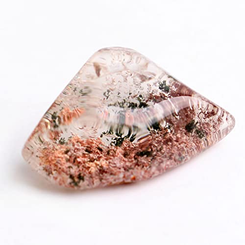 LANGGUSHI Xa216 1 PC Mini Hermosas Piedras de Fantasma Natural Crystal Fantasma Freeform Freeform Bricolaje Colección Colección Espécimen curativo Encanto Regalo Piedra Funcional