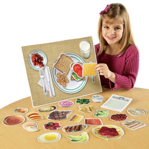 Learning Resources- Alimentos sanos magnéticos, Color, 3+ (LER0497)