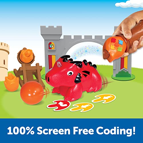 Learning Resources-El dragón Blazer de la colección Coding Critters MagiCoders, Juguete Infantil para codificar, Juegos de Stem para niños de 4+ años de Edad, Color Multi Coloured (LER3104)