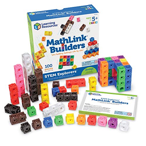 Learning Resources- Juego de construcción Mathlink Builders Stem Explorers, Color, Taille Unique (LER9294)