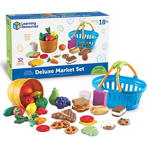 Learning Resources- Set Deluxe de supermercado New Sprouts, Color (LER9725)